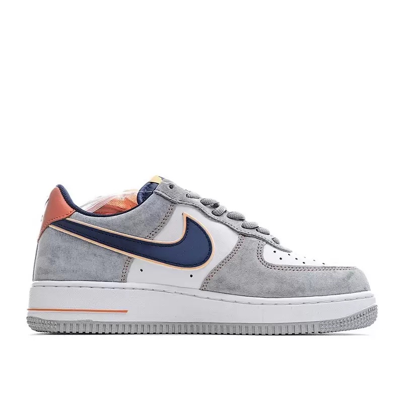 navy blue white af1