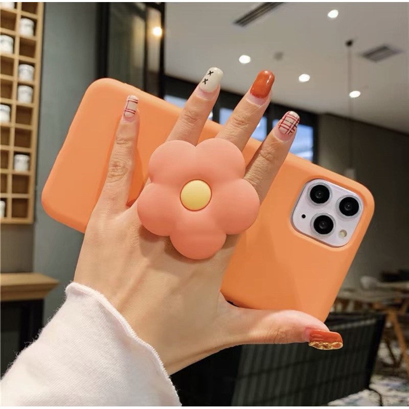 RING POPSOCKET 3D BONEKA  KPOP Pop Socket Buah Bunga Bola