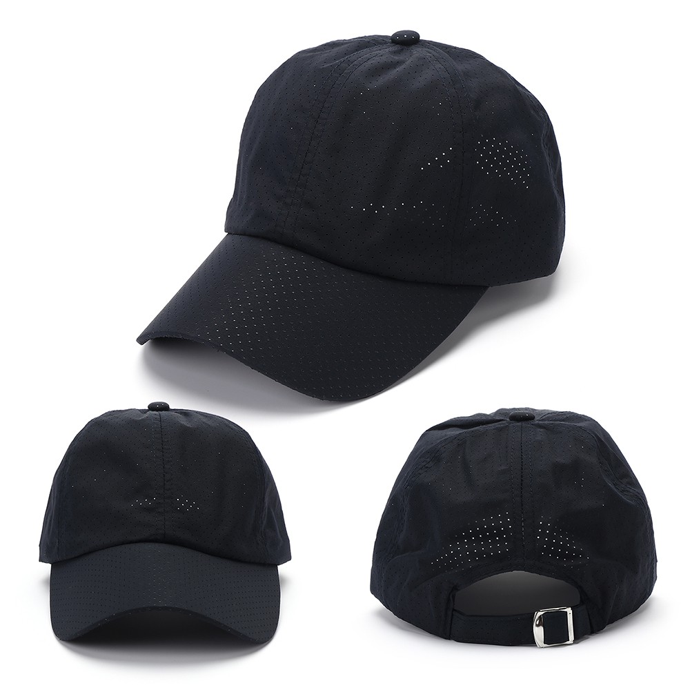 Topi Baseball Olahraga Tenis Bahan Mesh Breathable Cepat Kering Untuk Pria Dan Wanita