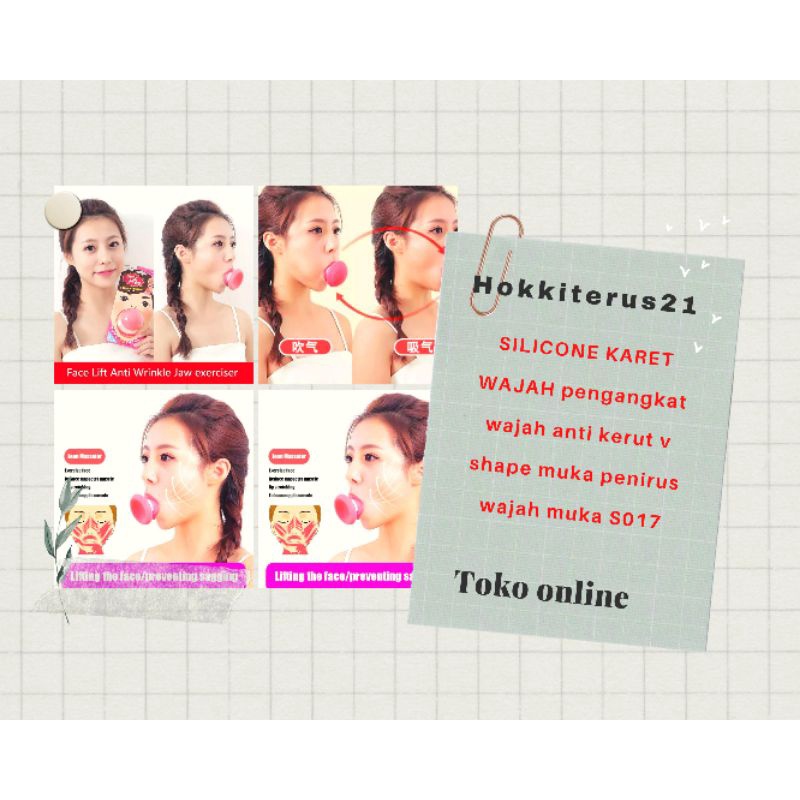 hokkiterus21⭐⭐⭐⭐⭐ SILICONE KARET WAJAH silicon penirus wajah anti kerut penirus pipi penirus dagu penirus rahang penirus muka S017