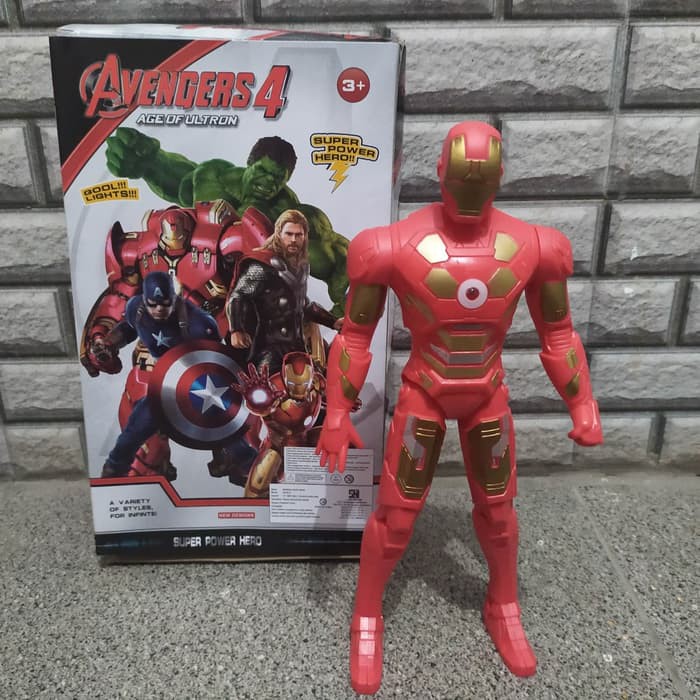 ACTION FIGURE AVENGERS IRONMAN UKURAN BESAR - MAINAN ROBOT IRONMAN