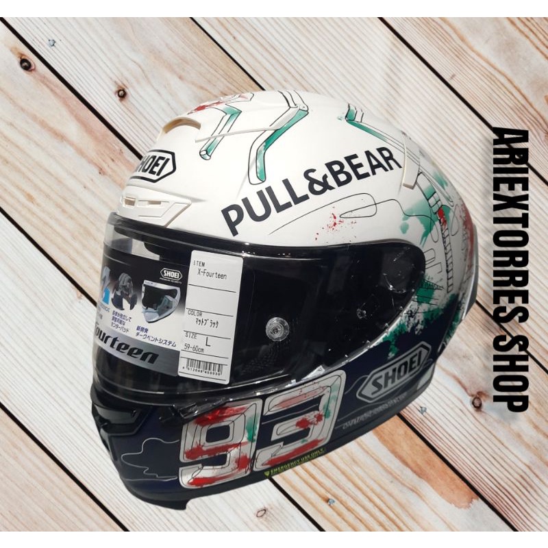 CLONE SHOEI x14 CATALUNYA 1:1 not TSR SCOTT MHR