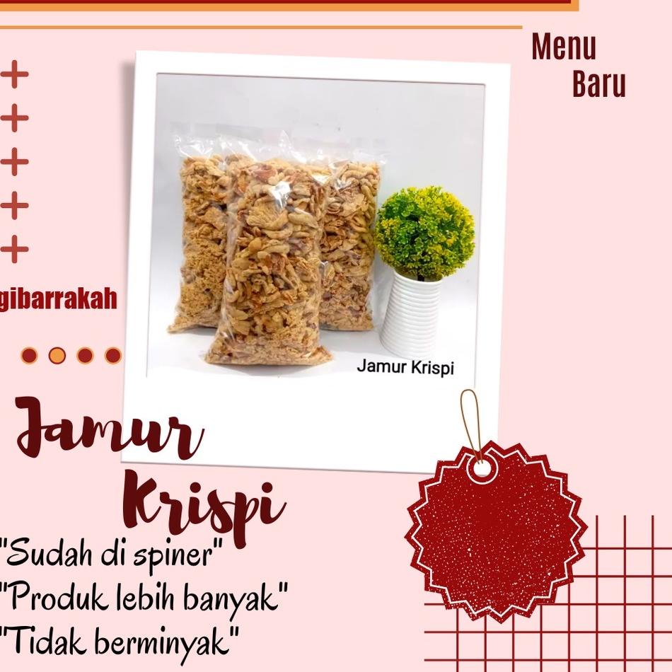 

Jaminan Kualitas--JAMUR KRISPI MUGIBARRAKAH 500 GRAM - Jamur Krispi/Kripik Jamur/Jamur Renyah/Snack Kiloan