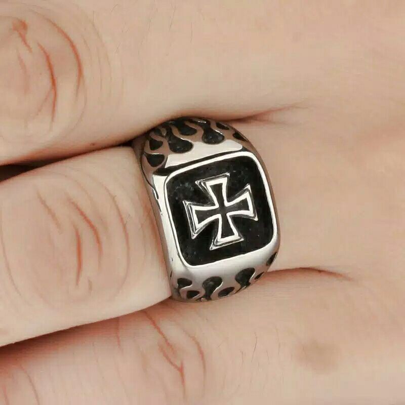 Cincin pria gaya pendekar independent punk style seri knight templar part 1