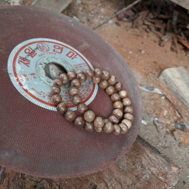 Gelang kayu cakra geni, cokro geni sepuh ngurak lepas pohon dim 10mm
