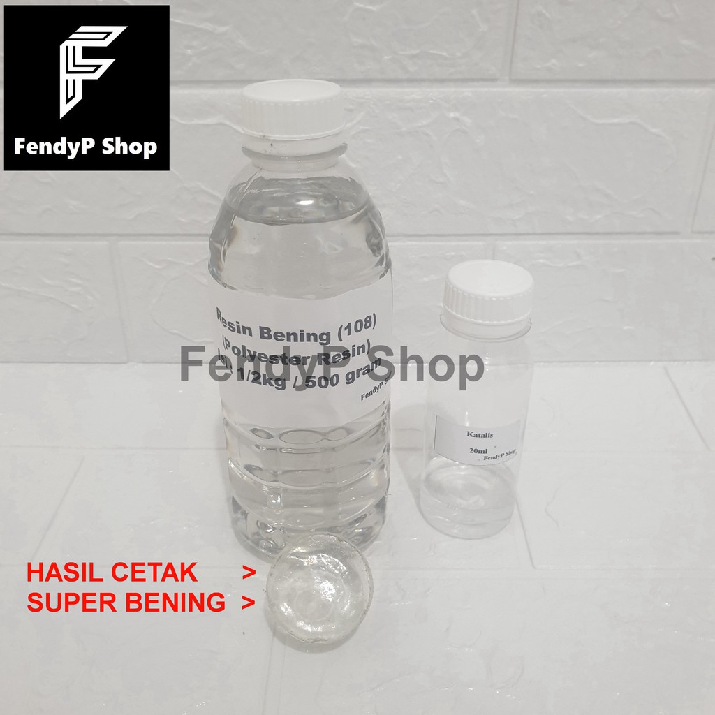 

Resin Bening 1/2kg 500gr + Katalis 20ml – Polyester Resin 500 gram