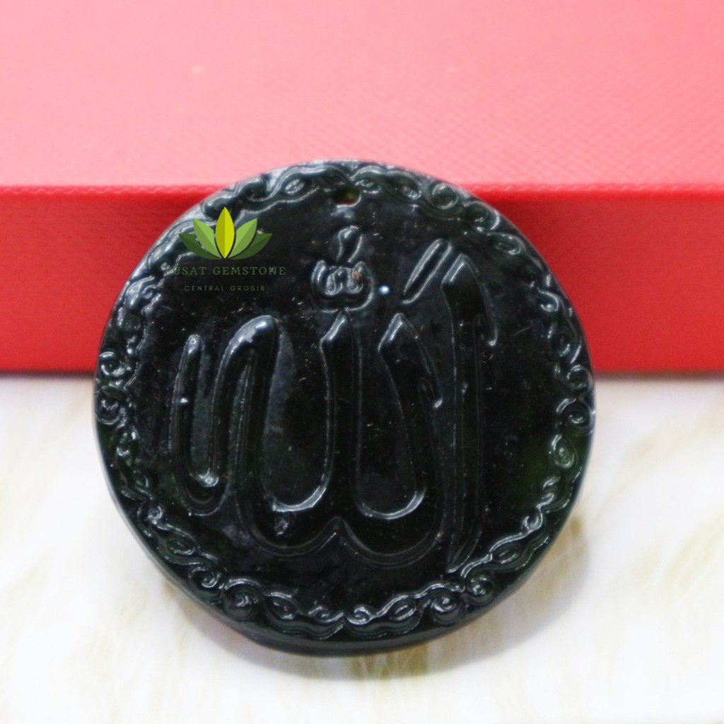 Liontin Black Jade Lafadz Allah