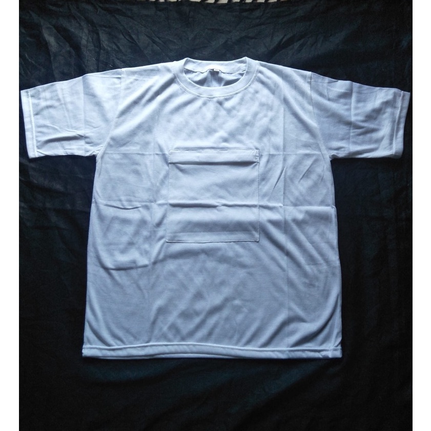 KAOS PUTIH POLOS IHROM HAJI DAN UMROH  KAOS PA HAJI/KAOS KANTONG  DORAEMON