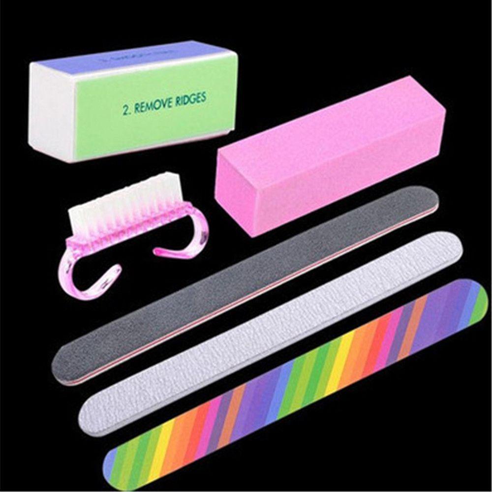 NEEDWAY Nail Cleaning Set 6pcs/Lot Aksesoris Kutek Nail Files Alat Nail Art