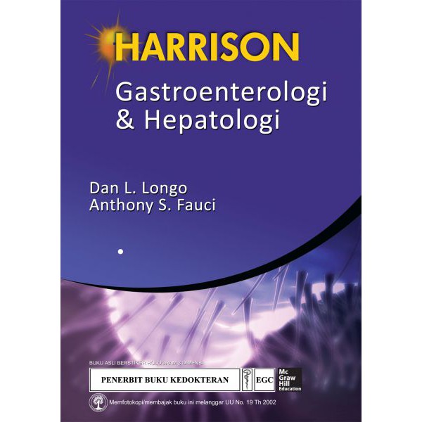 Jual Buku ORIGINAL - Buku Harrison Gastroenterologi & Hepatologi Dan L ...