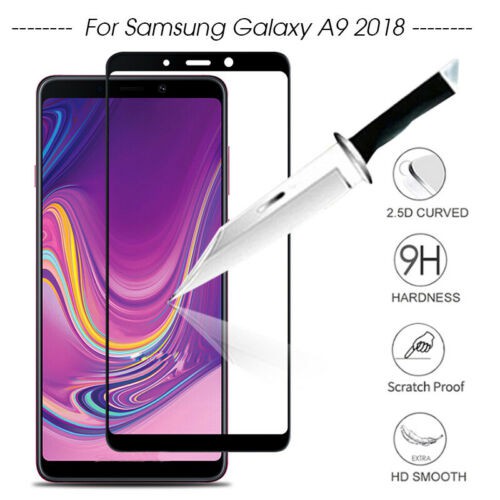 ANTI GORES SAMSUNG A9 A90 TEMPERRED GLASS FULL COVER