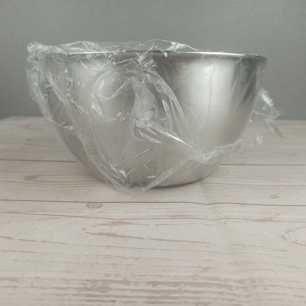 Supple Baskom Saringan Inclined Drain Rice Bowl Washer Fruit Basket 304 Stainless Steel 23cm - C0065 - Silver