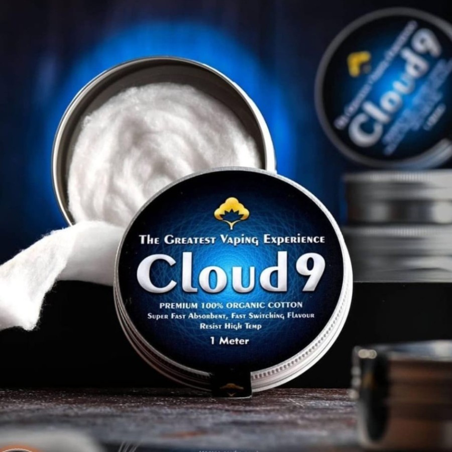 Cloud9 Cotton Kaleng 1 Meter by Vape Zoo x Cloud9