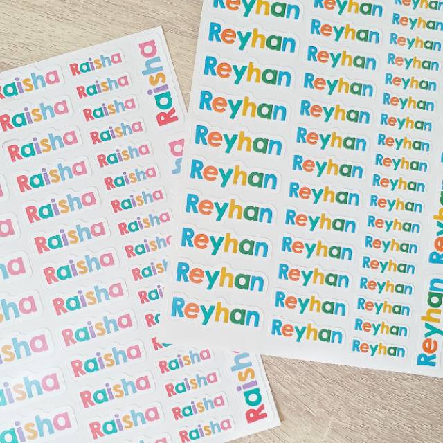 

Label Nama colorful fonts 2 NAMA