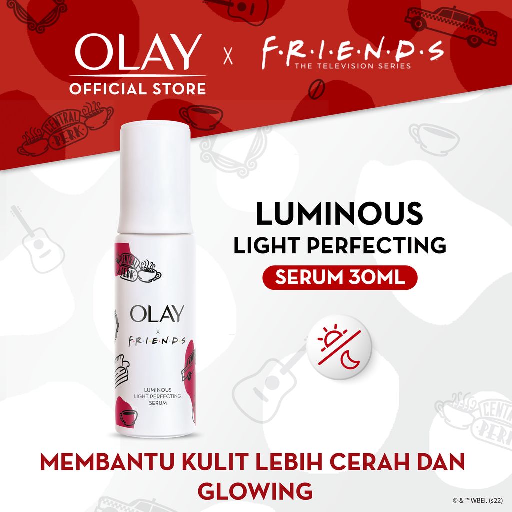 Limited Edition Olay x FRIENDS Luminous Light Perfecting Serum Pencerah Wajah 30ML