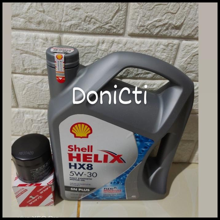Paket Avanza Oli Shell Hx8 + Filter Oli