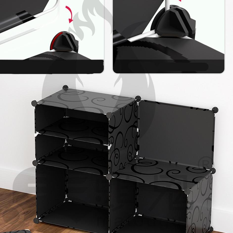 Stok banyak Kotak Sepatu Portable /Kotak Sepatu Rak Sepatu Anti Debu Tebal Shoes Rack Portable Serba