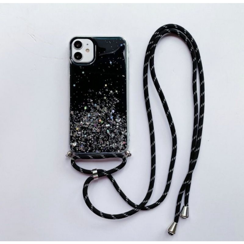 Case Tali Nagita Xiaomi Redmi Note 8 2019 Redmi Note 8 2021 Lanyard Glitter Gantungan