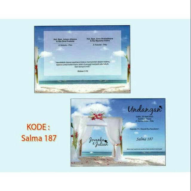 Contoh Undangan Engagement Bahasa Indonesia - Guru Paud