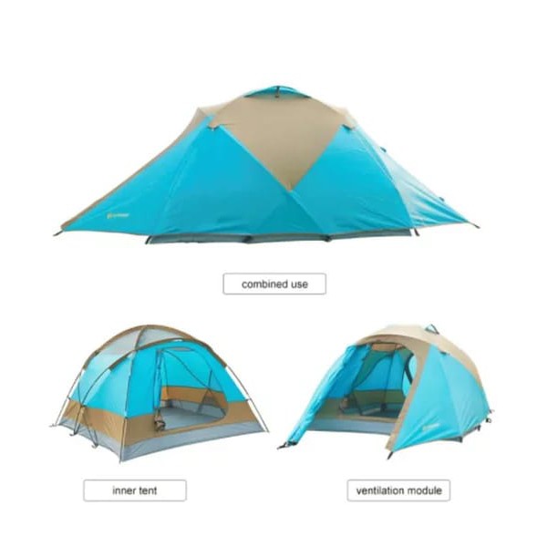 Tenda Chanodug FX 8949 1 Tenda Camping 3 4 Person Alloy Tent Elephant style Murah