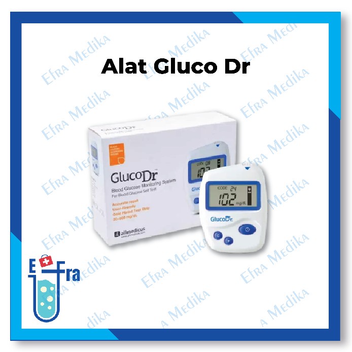Alat Gluco Dr Bio Sensor / Alat Pengukur Gula darah merk Gluco Dr