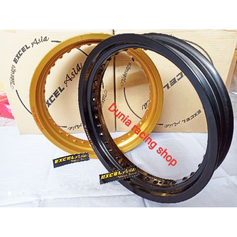 Velg Takasago Excel Asia 250 300 350 17 hole 36 ada Gold Hitam silver Merah