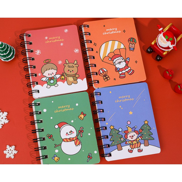 Buku Tulis Christmas Edition / Notebook Tema Natal / Notes Mini MERRY CHRISTMAS / Notes Tempel Memo Mini Gambar Xmas / Sticky Notes