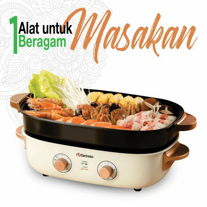 Electric Multi Function Cooker 5in1 RB electronic RC-MF-780W - MF780W