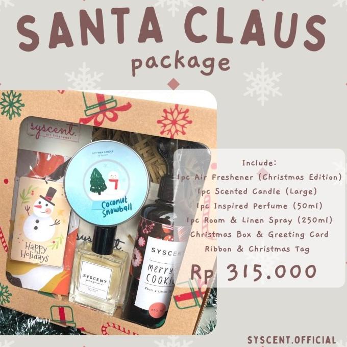 

SANTA CLAUS PACKAGE - SYSCENT CHRISTMAS HAMPERS / PARSEL NATAL 2021 BN51FV6C