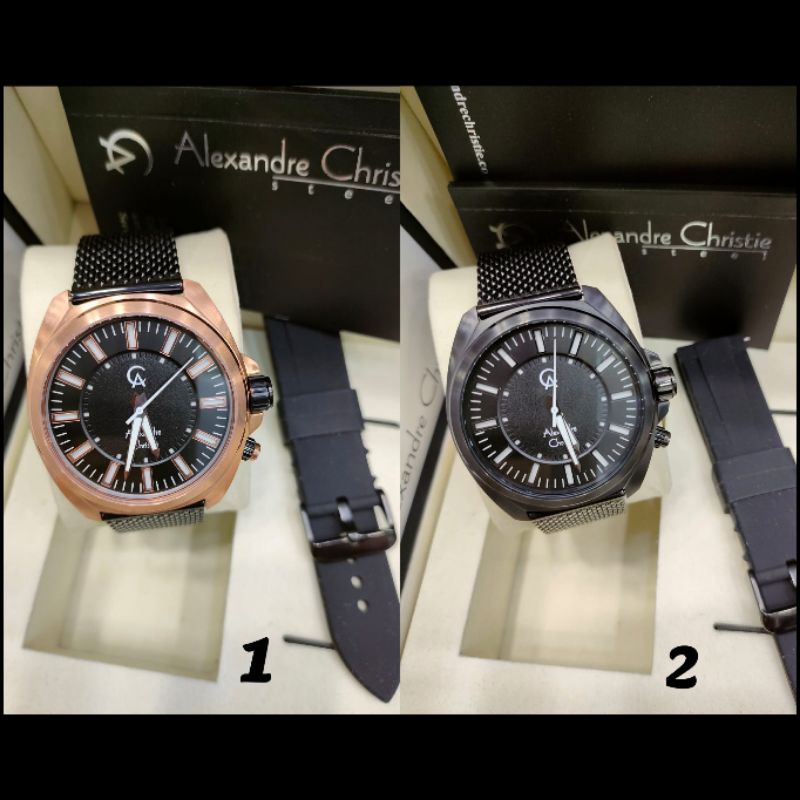 Alexandre Christie AC 8631 MH Man Original & Garansi Resmi Free Tali Rubber