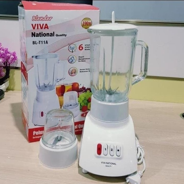 Blender NT VIVA Gelas Kaca National Quality 2in1 - Termurah