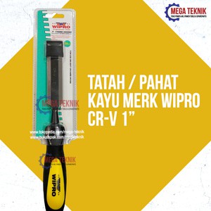 Tatah / Pahat Kayu / Wood Chiesel Wipro CR-V 1"