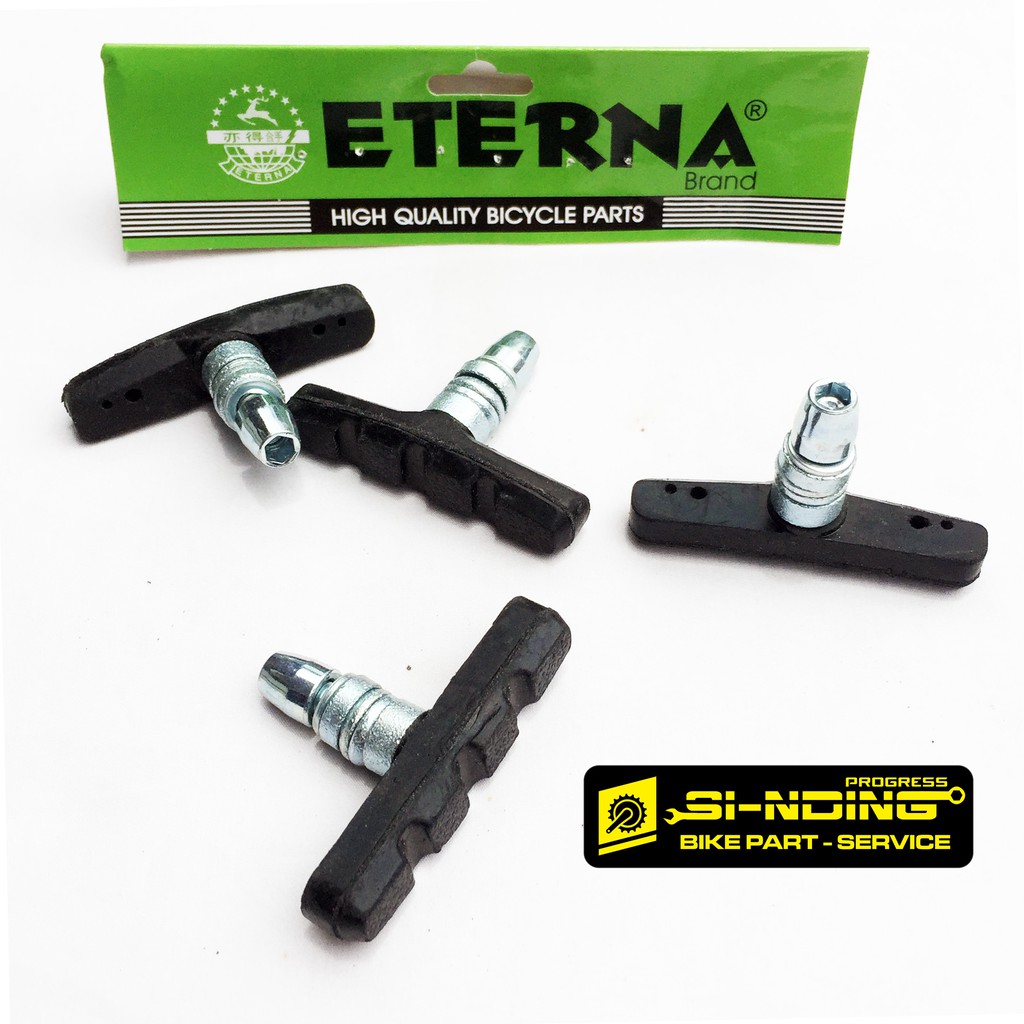Brake Shoe Kampas Rem Sepeda V Brake Kanvas Sepeda MTB Seli
