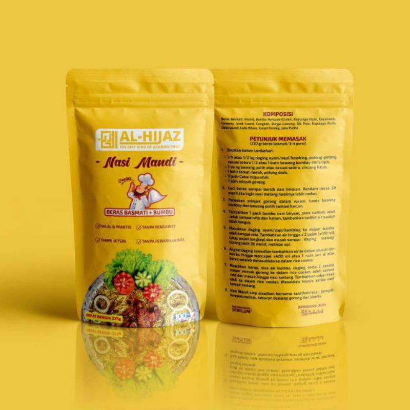 

NASI ARAB AL-HIJAZ ISI 250 GRAM, 500 GRAM DAN 1KG, NASI PRAKTIS AL-HIJAZ ORIGINAL