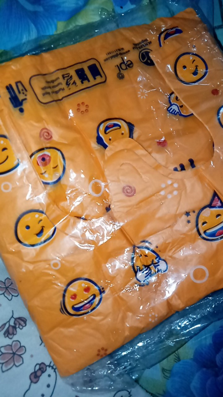 Kantong Plastik Smile / Kresek Smile / Kresek Thank You (24 X 40 Cm) 1 Pack