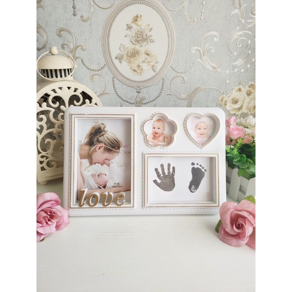 Baby Photo Frame With Stamp / Bingkai Meja Foto Pigura Bayi New Born