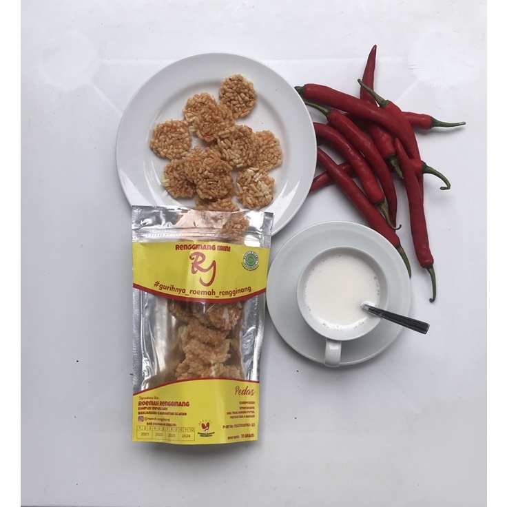 

Rengginang mini pedas 70 gram