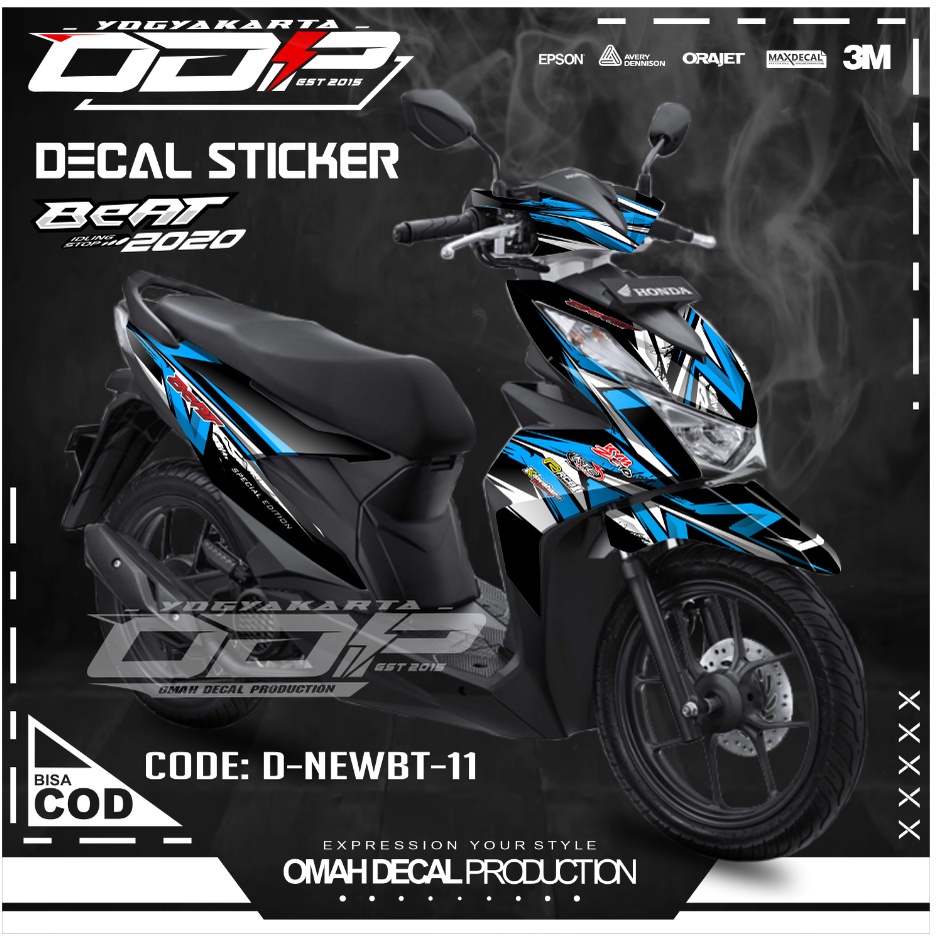 DECAL BEAT FULL BODY DEKAL HONDA BEAT STREET FULLBODY MOTIF SIMPEL ELEGAN STICKER KEKINIAN KEREN KUA