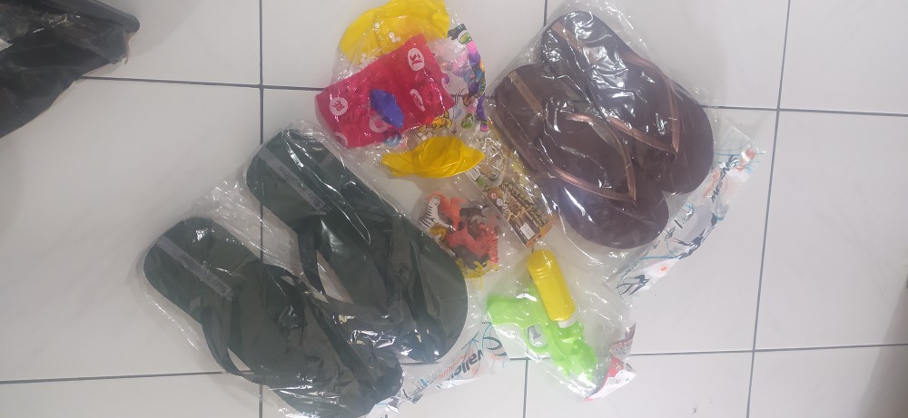 Mainan Balon Palu Transparan / Bening 45cm Ada Kincringannya