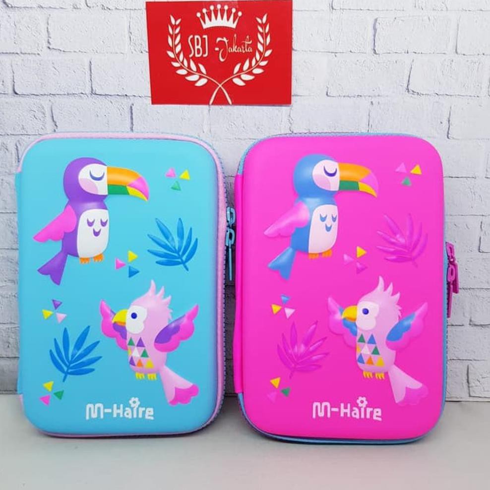 

Tempat pensil smiggle lookalike EVA Hardcase Birds life Waterproof