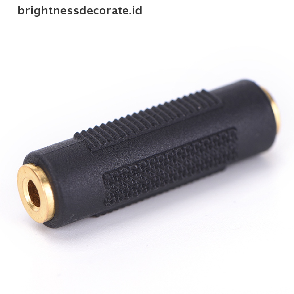 [birth] Mini 3.5mm female to female F/F jack stereo audio adapter converter connector xp [ID]