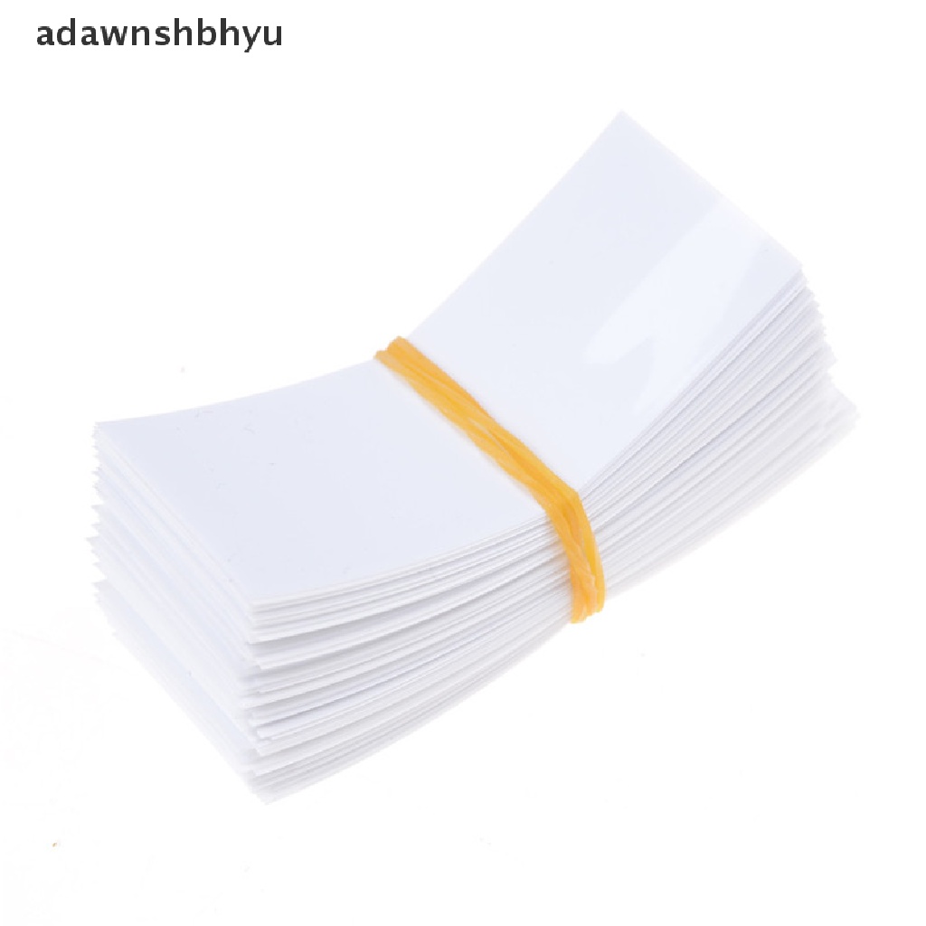 [adawnshbhyu] 100pcs 18650bungkus Baterai PVC Heat Shrink Tubing Pre-cut Precut