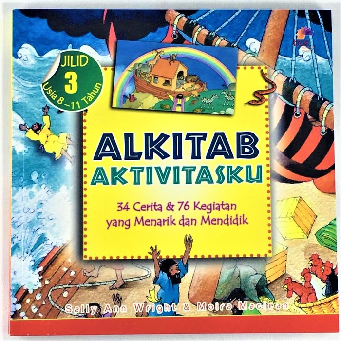 Alkitab Aktivitasku 3 Untuk Umur 8 - 11 th Buku Aktivitas Anak Sekolah Minggu Kristen Katolik