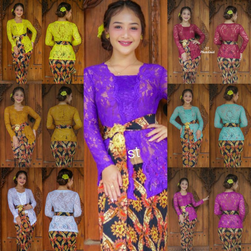 Kebaya Bali Kutubaru Carissa Strait (Kebaya Only)