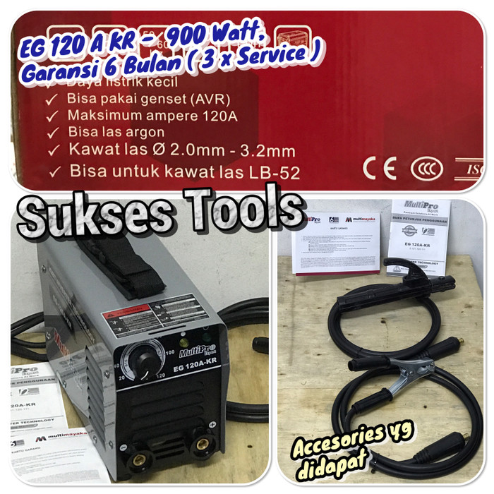 EG120 A KR Mesin Las 120 A Multipro Travo Las EG 120 A KR Bisa Genset