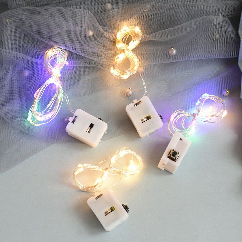 Lampu Kawat Tumblr LED  Baterai Panjang 1 & 2 Meter Hias Dekorasi Outdoor Indoor