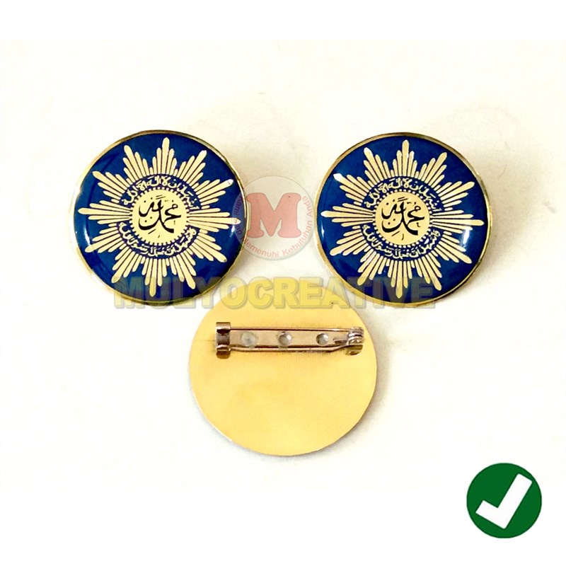Lencana Pin Logo Muhammadiyah Model Bulat