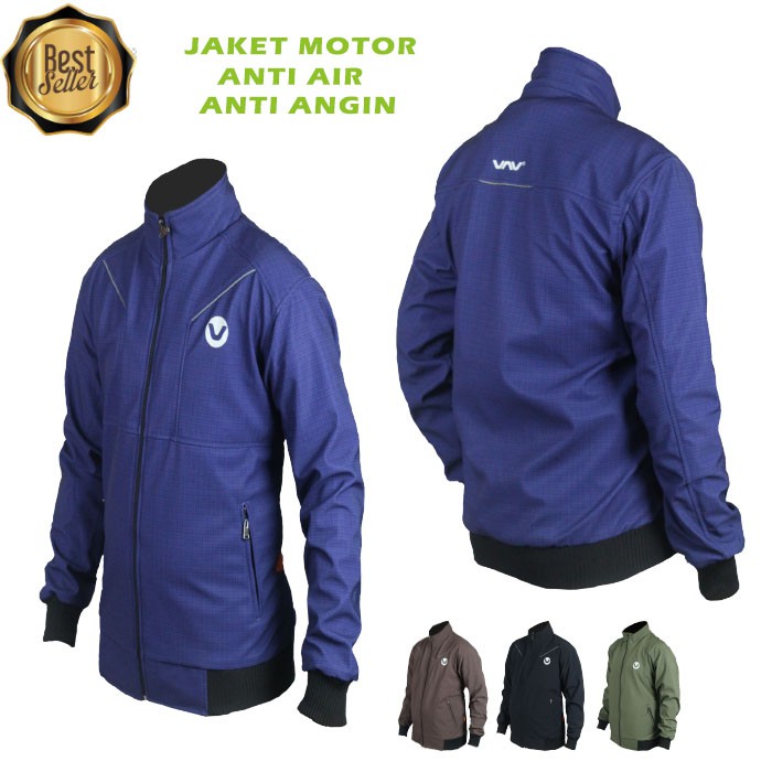 Jaket Anti Air Dan Angin Model VNI001 │Jaket Motor Anti Air │Jaket Original Pria │Jacket Touring