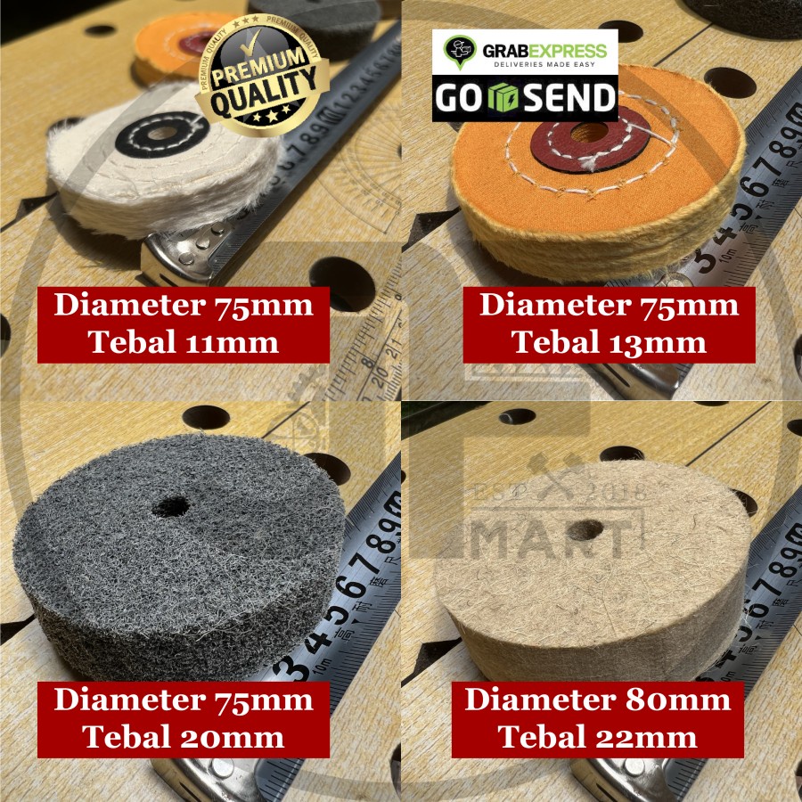 Batu Gerinda Duduk 3 Inch Inci