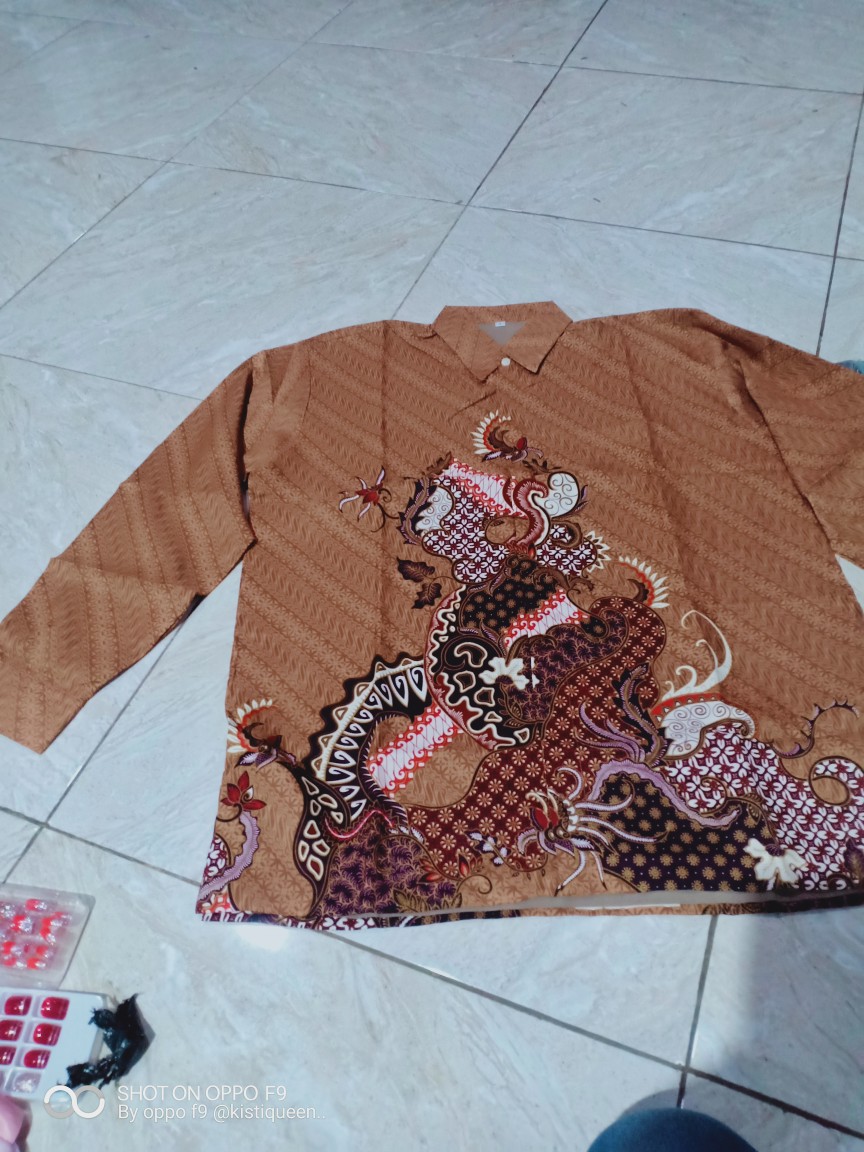 Semi Sutra Sanwos Premium - Kemeja Batik Licin Dan Kilau Terbaru - Harga Terbaik